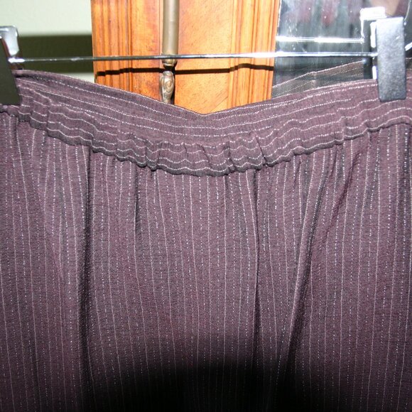 Eileen Fisher wool/rayon maxi pencil skirt, wraparound - Picture 5 of 7